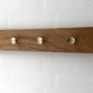Gig<br>Coat Rack with brass knobs
